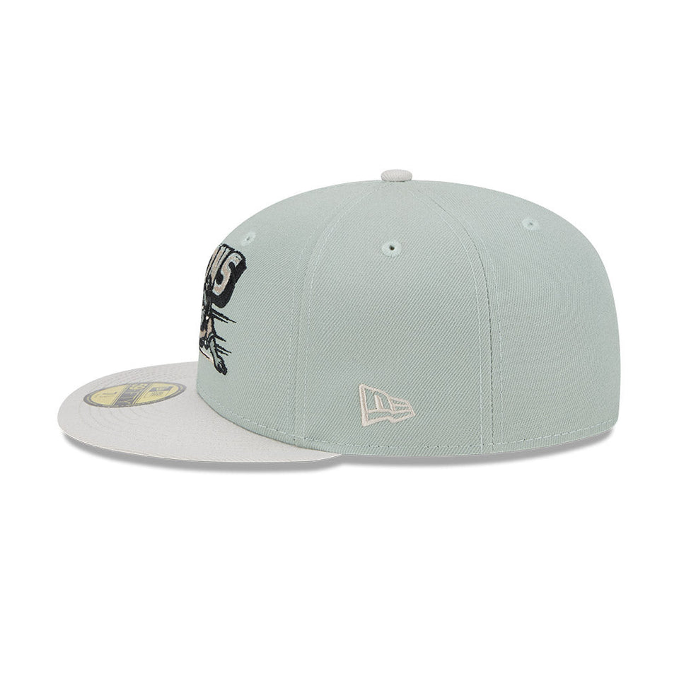 59FIFTY Hometown Roots バッファロー・バイソンズ ストーングリーン グレーアンダーバイザー - 13555063-700 | NEW ERA ニューエラ公式オンラインストア