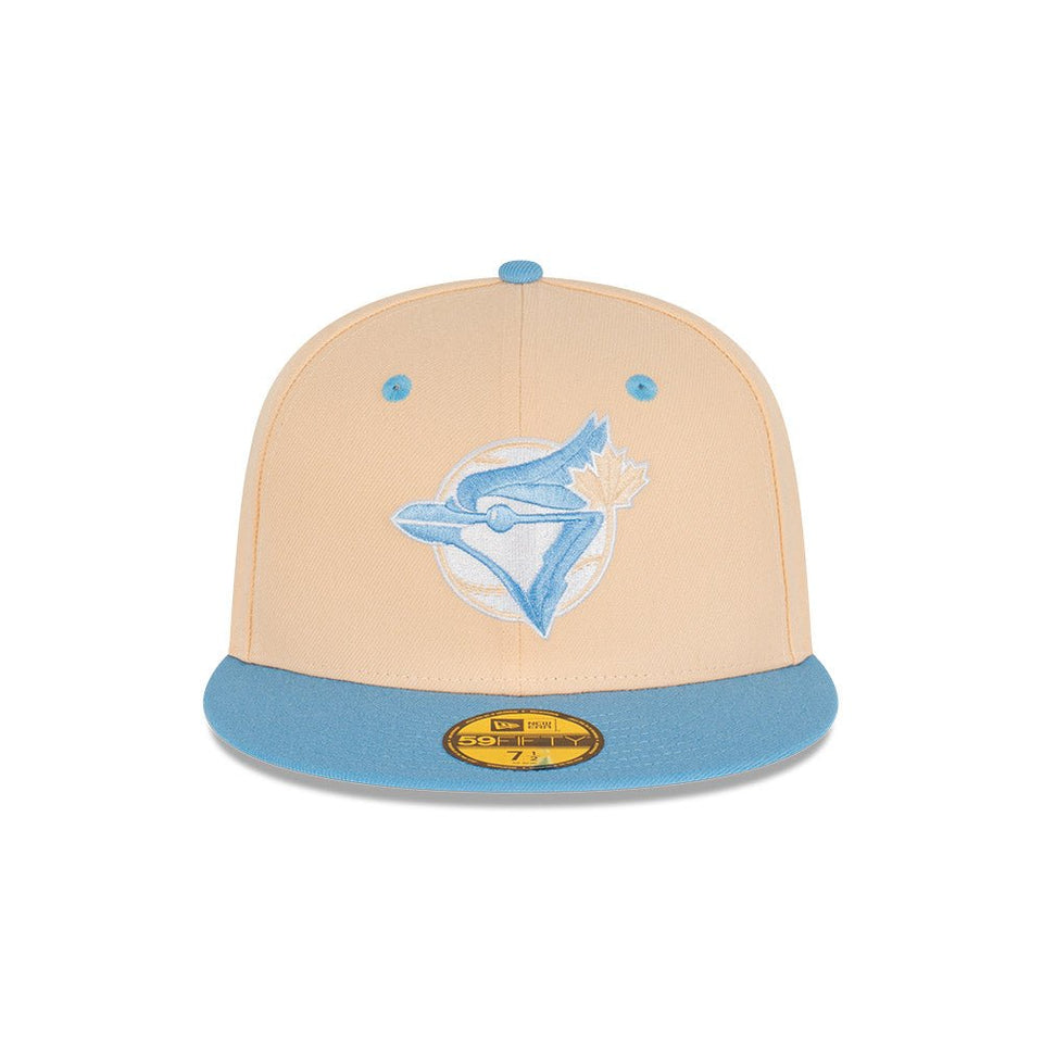 59FIFTY Ice Latte トロント・ブルージェイズ モカ グレーアンダーバイザー - 13731693-700 | NEW ERA ニューエラ公式オンラインストア