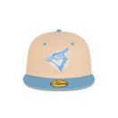 59FIFTY Ice Latte トロント・ブルージェイズ モカ グレーアンダーバイザー - 13731693-700 | NEW ERA ニューエラ公式オンラインストア