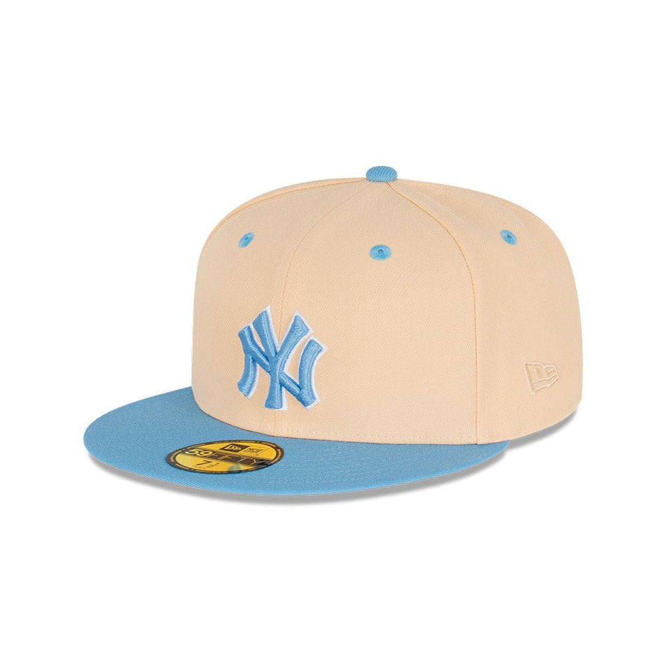 59FIFTY Ice Latte ニューヨーク・ヤンキース モカ グレーアンダーバイザー