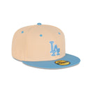 59FIFTY Ice Latte ロサンゼルス・ドジャース モカ グレーアンダーバイザー - 13731696-700 | NEW ERA ニューエラ公式オンラインストア