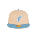 59FIFTY Ice Latte フロリダ・マーリンズ モカ グレーアンダーバイザー - 13731697-700 | NEW ERA ニューエラ公式オンラインストア