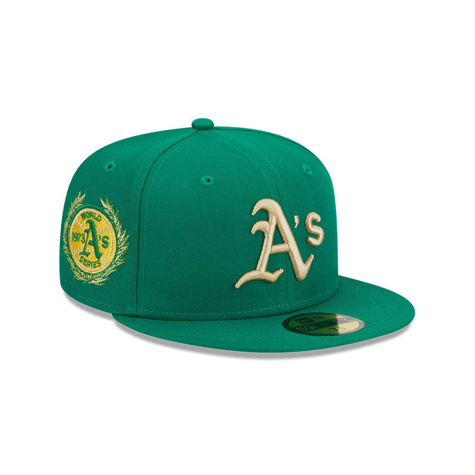 59FIFTY Laurel オークランド・アスレチックス ダークグリーン グレーアンダーバイザー - 13774177-700 | NEW ERA ニューエラ公式オンラインストア