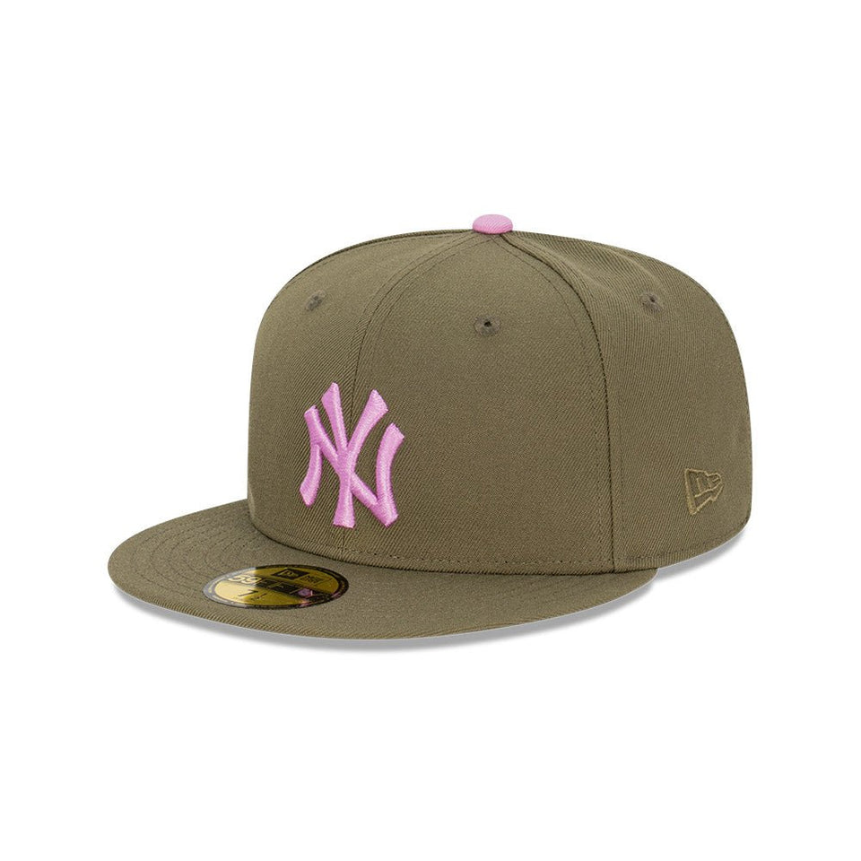 59FIFTY Lavender Field ニューヨーク・ヤンキース モスグリーン - 13821979-700 | NEW ERA ニューエラ公式オンラインストア