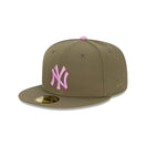 59FIFTY Lavender Field ニューヨーク・ヤンキース モスグリーン - 13821979-700 | NEW ERA ニューエラ公式オンラインストア