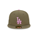 59FIFTY Lavender Field ロサンゼルス・ドジャース モスグリーン - 13821980-700 | NEW ERA ニューエラ公式オンラインストア