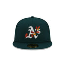 59FIFTY Leafy Front オークランド・アスレチックス - 13037871-700 | NEW ERA ニューエラ公式オンラインストア