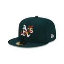 59FIFTY Leafy Front オークランド・アスレチックス - 13037871-700 | NEW ERA ニューエラ公式オンラインストア