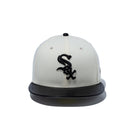 59FIFTY Leather Visor シカゴ・ホワイトソックス クロームホワイト ブラックレザー - 14132563-700 | NEW ERA ニューエラ公式オンラインストア