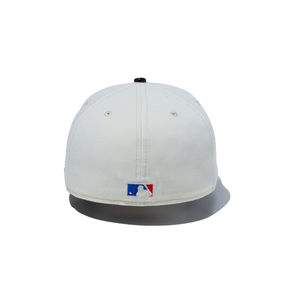 59FIFTY Leather Visor シカゴ・カブス クロームホワイト ブラックレザー - 14135946-700 | NEW ERA ニューエラ公式オンラインストア