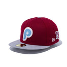 59FIFTY Letterman フィラデルフィア・フィリーズ ワインレッド - 13470198-700 | NEW ERA ニューエラ公式オンラインストア