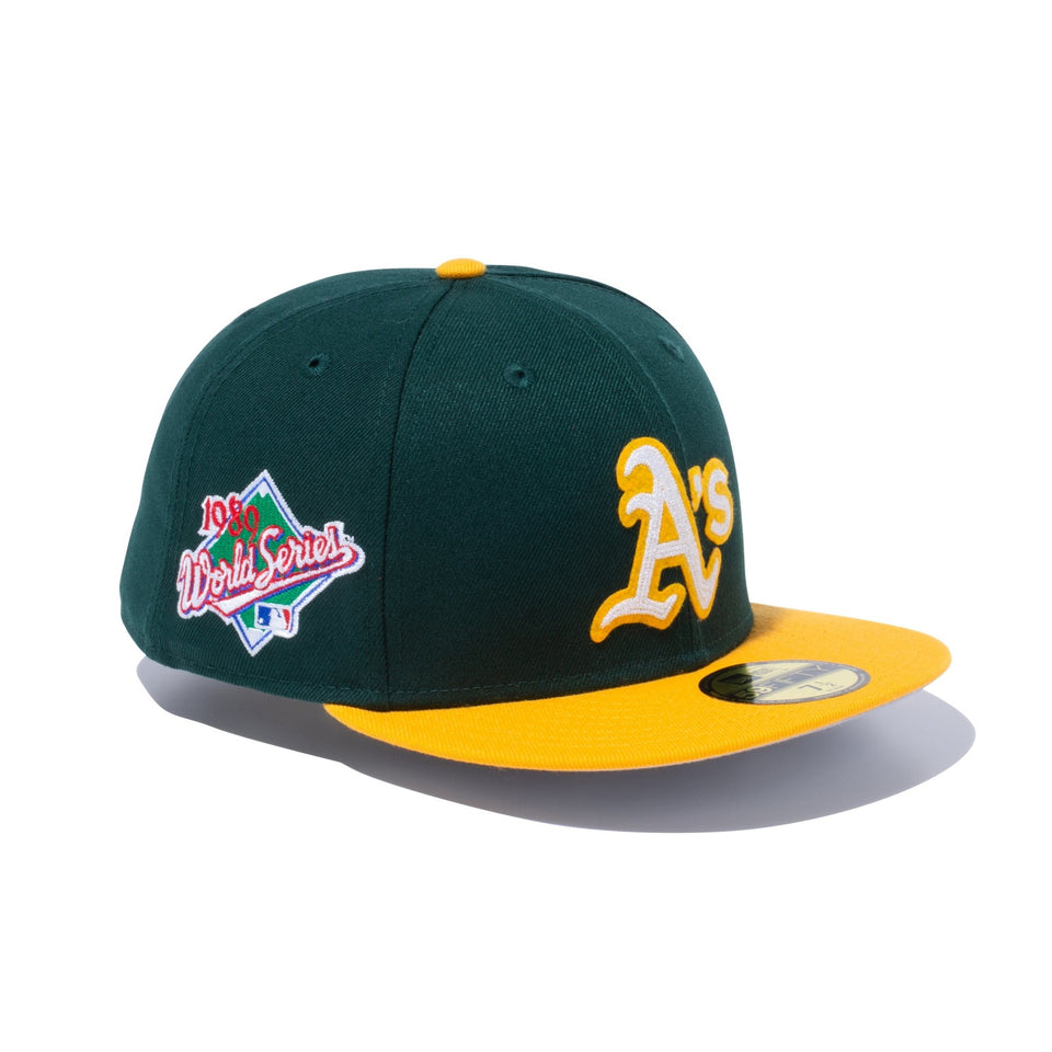 59FIFTY Letterman オークランド・アスレチックス グリーン - 13470199-700 | NEW ERA ニューエラ公式オンラインストア