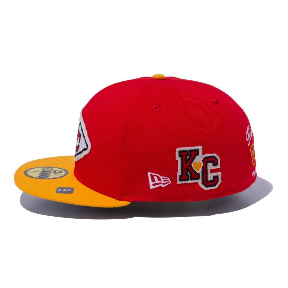 59FIFTY Letterman カンザスシティ・チーフス レッド - 13470206-700 | NEW ERA ニューエラ公式オンラインストア