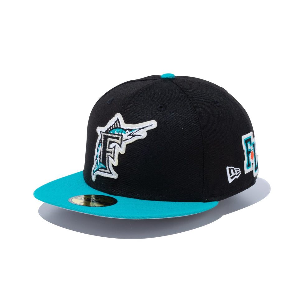 59FIFTY Letterman フロリダ・マーリンズ ブラック - 13470208-700 | NEW ERA ニューエラ公式オンラインストア