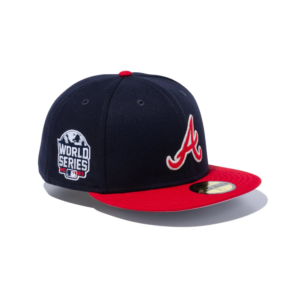 59FIFTY Letterman アトランタ・ブレーブス ネイビー - 13470214-700 | NEW ERA ニューエラ公式オンラインストア