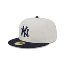 59FIFTY Logo Select ニューヨーク・ヤンキース ストーン グレーアンダーバイザー - 13555024-700 | NEW ERA ニューエラ公式オンラインストア