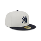 59FIFTY Logo Select ニューヨーク・ヤンキース ストーン グレーアンダーバイザー - 13555024-700 | NEW ERA ニューエラ公式オンラインストア