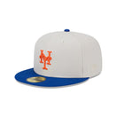 59FIFTY Logo Select ニューヨーク・メッツ ストーン グレーアンダーバイザー - 13555025-700 | NEW ERA ニューエラ公式オンラインストア