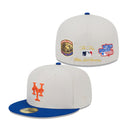 59FIFTY Logo Select ニューヨーク・メッツ ストーン グレーアンダーバイザー - 13555025-700 | NEW ERA ニューエラ公式オンラインストア