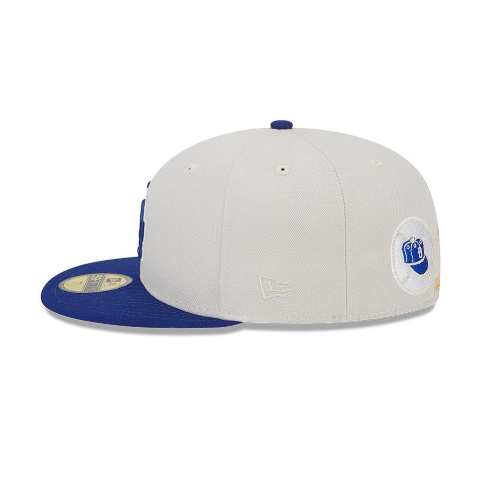 59FIFTY Logo Select ロサンゼルス・ドジャース ストーン グレーアンダーバイザー - 13555026-700 | NEW ERA ニューエラ公式オンラインストア