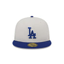 59FIFTY Logo Select ロサンゼルス・ドジャース ストーン グレーアンダーバイザー - 13555026-700 | NEW ERA ニューエラ公式オンラインストア