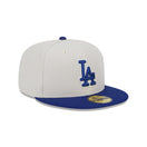 59FIFTY Logo Select ロサンゼルス・ドジャース ストーン グレーアンダーバイザー - 13555026-700 | NEW ERA ニューエラ公式オンラインストア