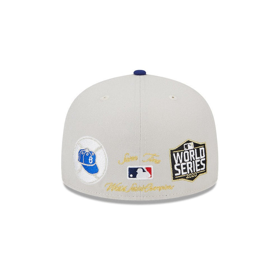 59FIFTY Logo Select ロサンゼルス・ドジャース ストーン グレーアンダーバイザー - 13555026-700 | NEW ERA ニューエラ公式オンラインストア