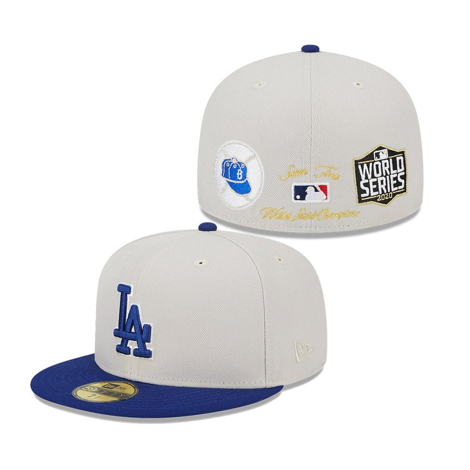 59FIFTY Logo Select ロサンゼルス・ドジャース ストーン グレーアンダーバイザー - 13555026-700 | NEW ERA ニューエラ公式オンラインストア