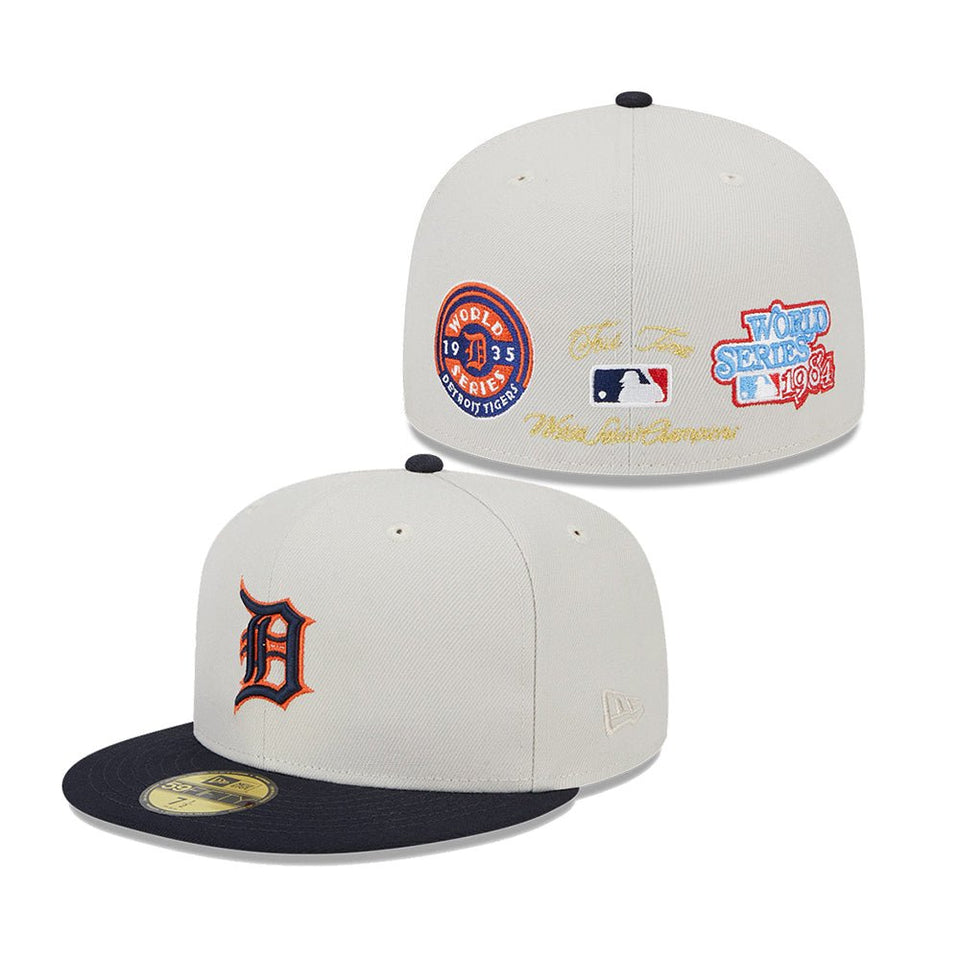 59FIFTY Logo Select デトロイト・タイガース ストーン グレーアンダーバイザー - 13555027-700 | NEW ERA ニューエラ公式オンラインストア