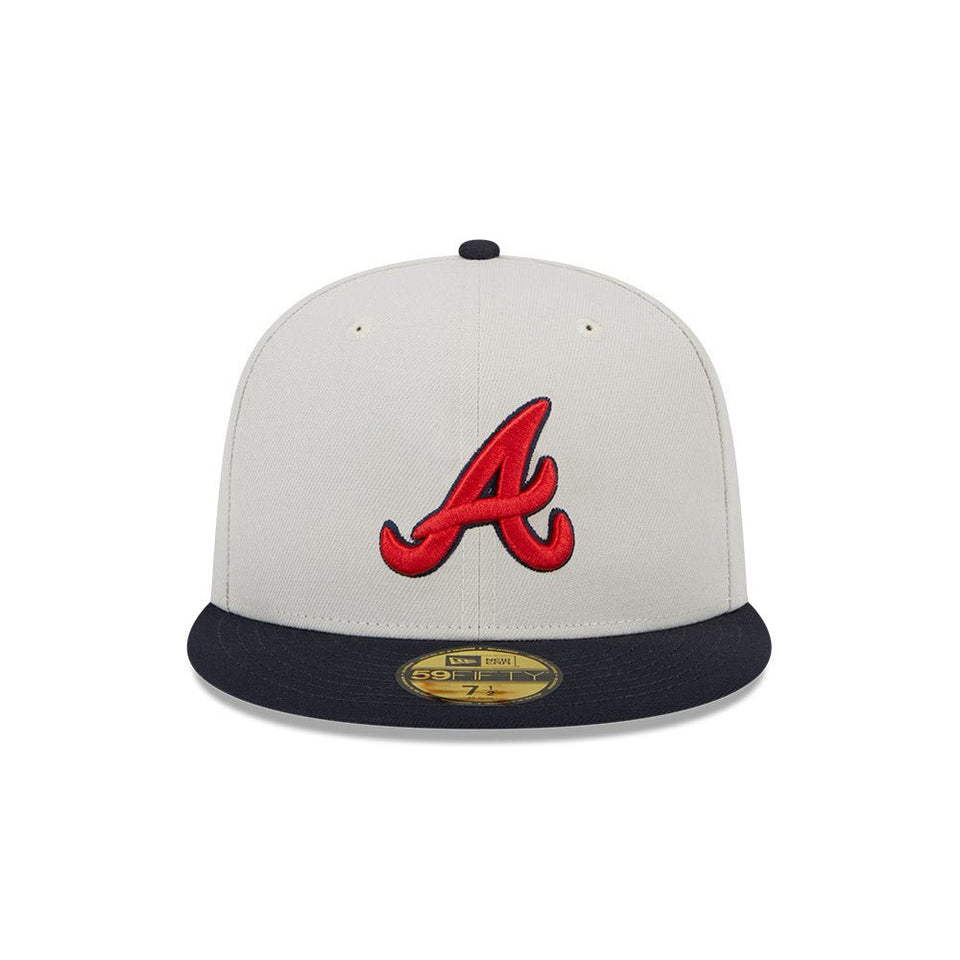 59FIFTY Logo Select アトランタ・ブレーブス ストーン グレーアンダーバイザー - 13555030-700 | NEW ERA ニューエラ公式オンラインストア