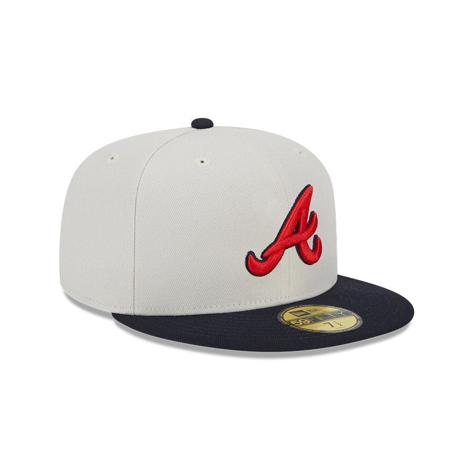 59FIFTY Logo Select アトランタ・ブレーブス ストーン グレーアンダーバイザー - 13555030-700 | NEW ERA ニューエラ公式オンラインストア