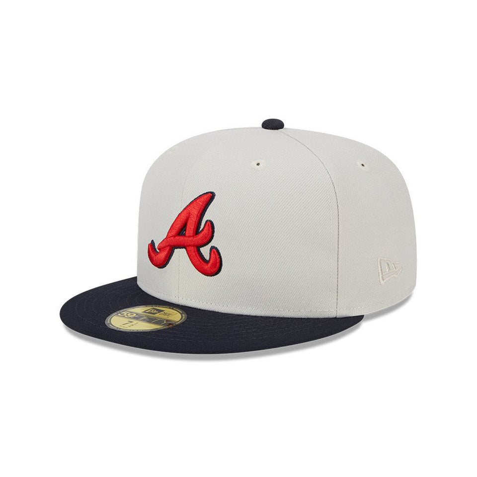 59FIFTY Varsity Letter アトランタ・ブレーブス ストーン グレーアンダーバイザー