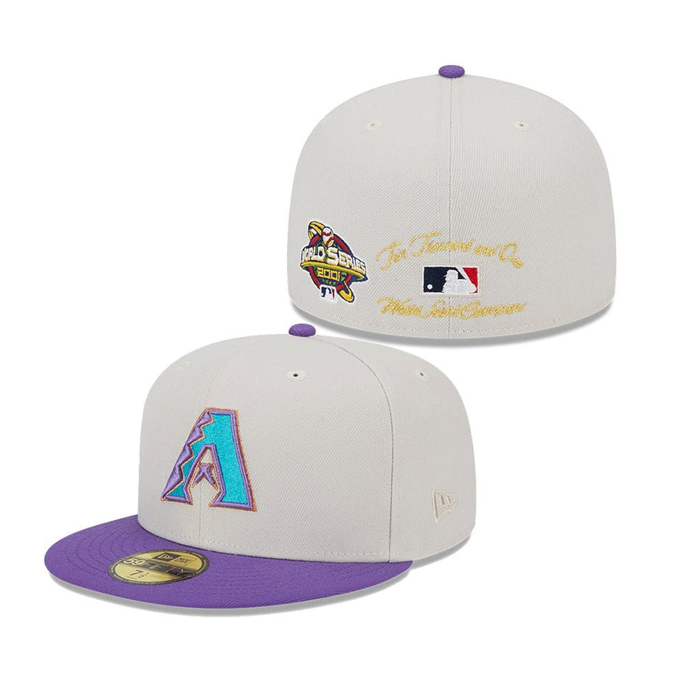 59FIFTY Logo Select アリゾナ・ダイヤモンドバックス ストーン グレーアンダーバイザー - 13555031-700 | NEW ERA ニューエラ公式オンラインストア