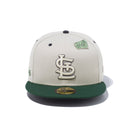 59FIFTY Make it Rain セントルイス・カージナルス ストーン ダークグリーンバイザー - 13751115-700 | NEW ERA ニューエラ公式オンラインストア