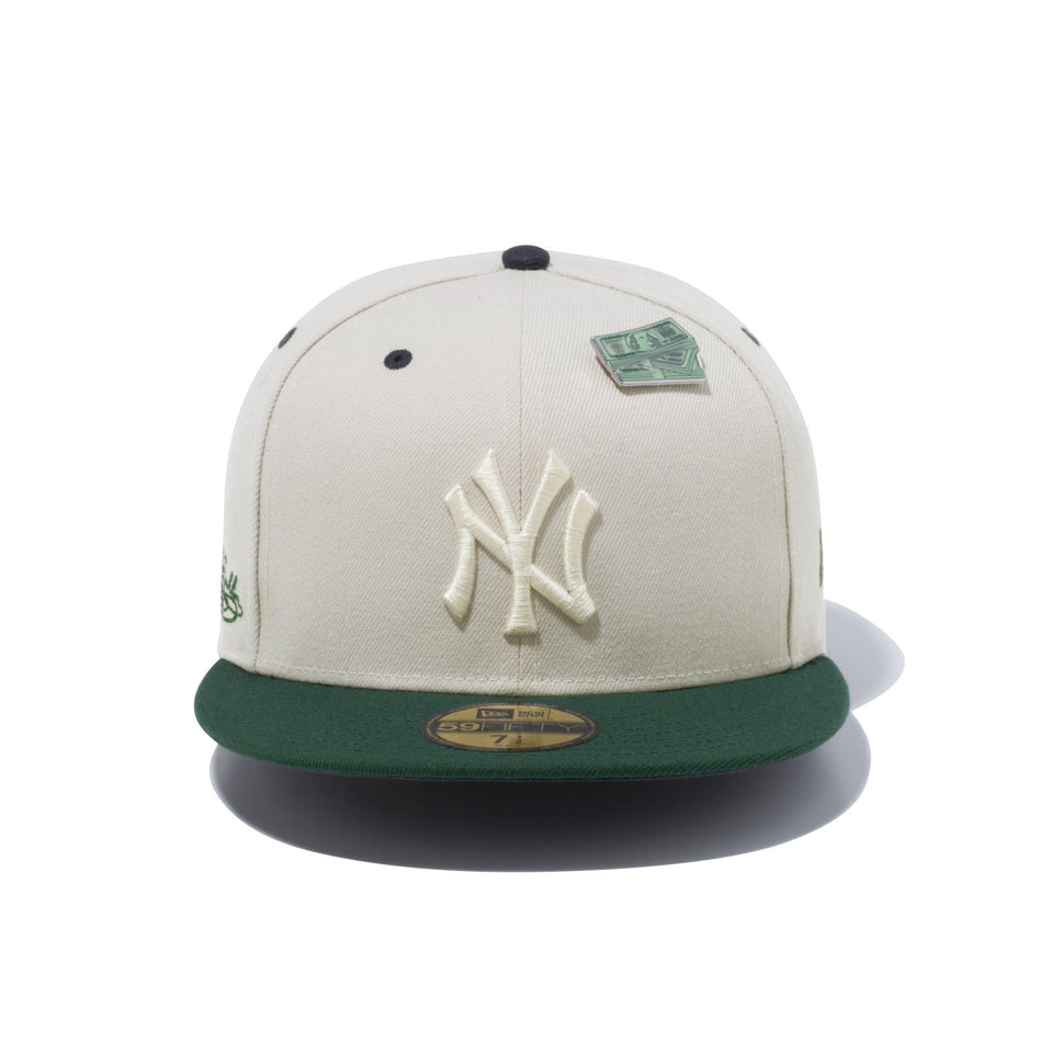 59FIFTY Make it Rain ニューヨーク・ヤンキース ストーン ダークグリーンバイザー - 13751131-700 | NEW ERA ニューエラ公式オンラインストア