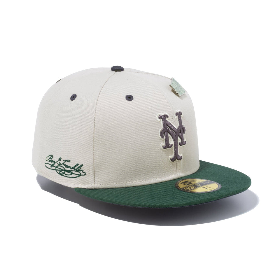 59FIFTY Make it Rain ニューヨーク・メッツ ストーン ダークグリーン ...