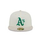 59FIFTY Match Up オークランド・アスレチックス クロームホワイト ウールバイザー - 13944263-700 | NEW ERA ニューエラ公式オンラインストア