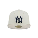 59FIFTY Match Up ニューヨーク・ヤンキース クロームホワイト ウールバイザー - 13944264-700 | NEW ERA ニューエラ公式オンラインストア