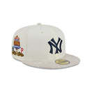 59FIFTY Match Up ニューヨーク・ヤンキース クロームホワイト ウールバイザー - 13944264-700 | NEW ERA ニューエラ公式オンラインストア