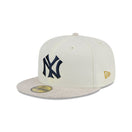 59FIFTY Match Up ニューヨーク・ヤンキース クロームホワイト ウールバイザー - 13944264-700 | NEW ERA ニューエラ公式オンラインストア