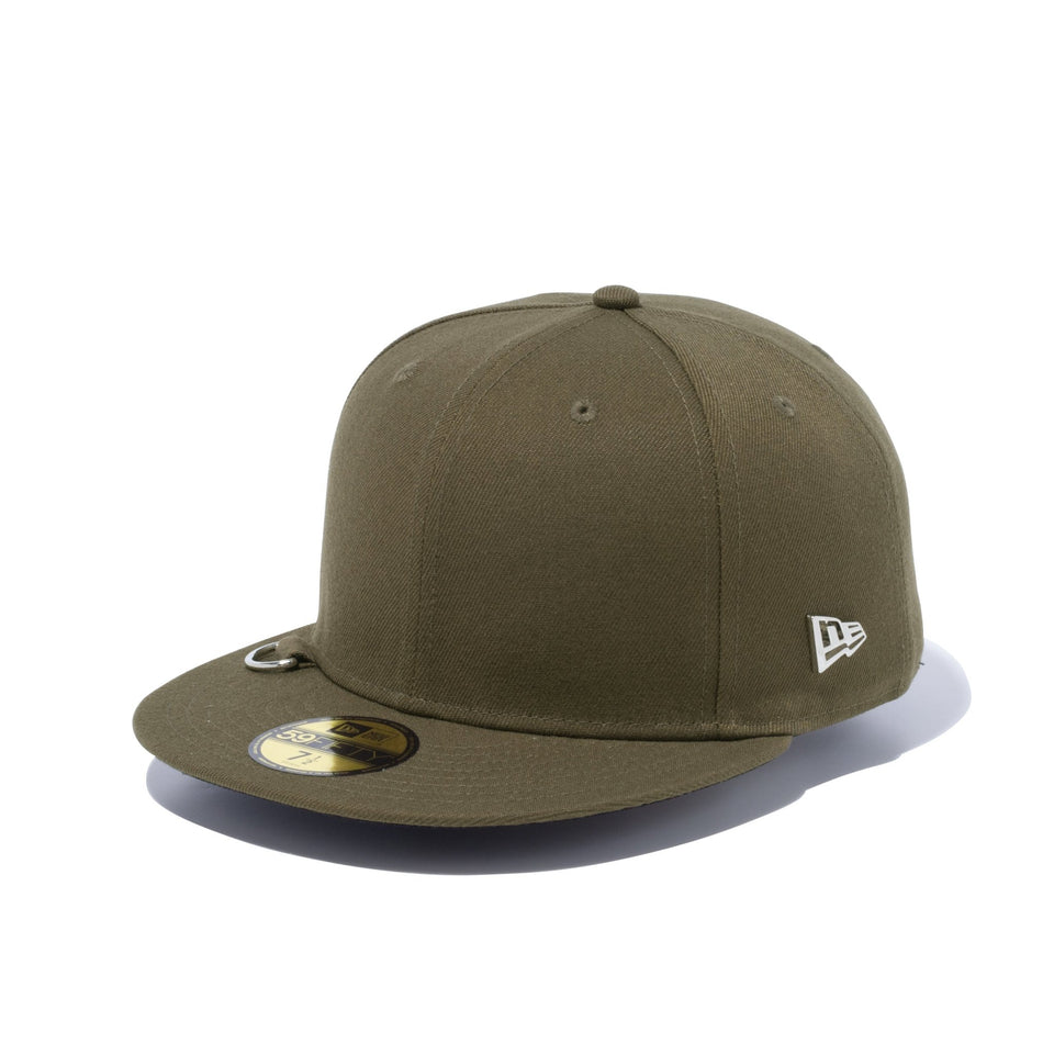 ニューエラ 59FIFTY メタルフラッグ ウーブンパッチ カーキ 58.7