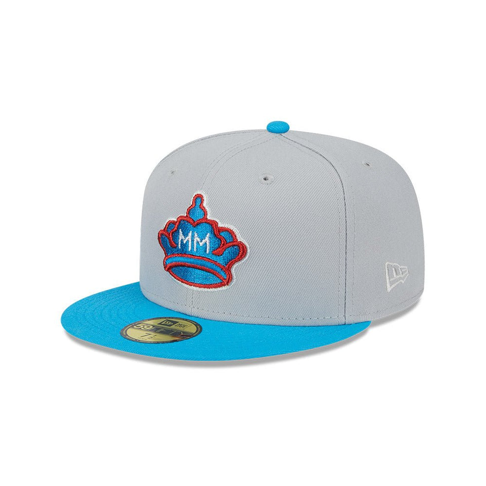 59FIFTY Metallic City マイアミ・マーリンズ グレー - 13575040-700 | NEW ERA ニューエラ公式オンラインストア