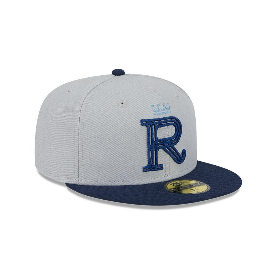 59FIFTY Metallic City カンザスシティ・ロイヤルズ グレー - 13575042-700 | NEW ERA ニューエラ公式オンラインストア