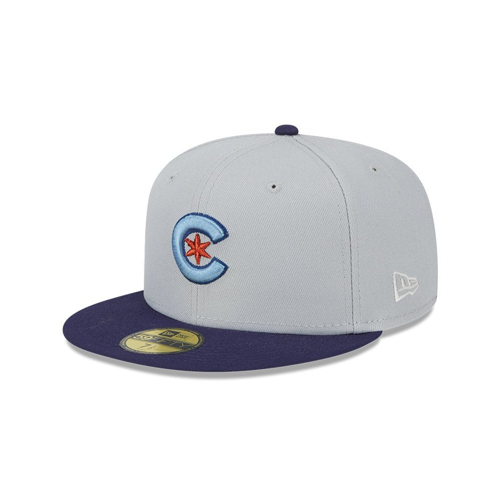 【激レア】NEW ERA カブス 59FIFTY ツートン グレー キャメル