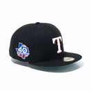 59FIFTY Metallic Logo テキサス・レンジャーズ ブラック ケリーグリーンアンダーバイザー - 13534736-700 | NEW ERA ニューエラ公式オンラインストア
