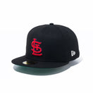 59FIFTY Metallic Logo セントルイス・カージナルス ブラック ケリーグリーンアンダーバイザー - 13534737-700 | NEW ERA ニューエラ公式オンラインストア