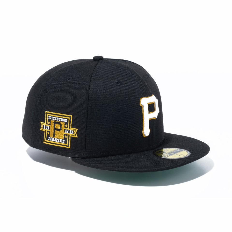 59FIFTY Metallic Logo ピッツバーグ・パイレーツ ブラック ケリーグリーンアンダーバイザー - 13534739-700 | NEW ERA ニューエラ公式オンラインストア