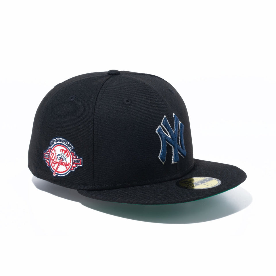 59FIFTY Metallic Logo ニューヨーク・ヤンキース ブラック ケリー