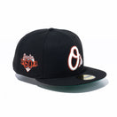 59FIFTY Metallic Logo ボルティモア・オリオールズ ブラック ケリーグリーンアンダーバイザー - 13534749-700 | NEW ERA ニューエラ公式オンラインストア