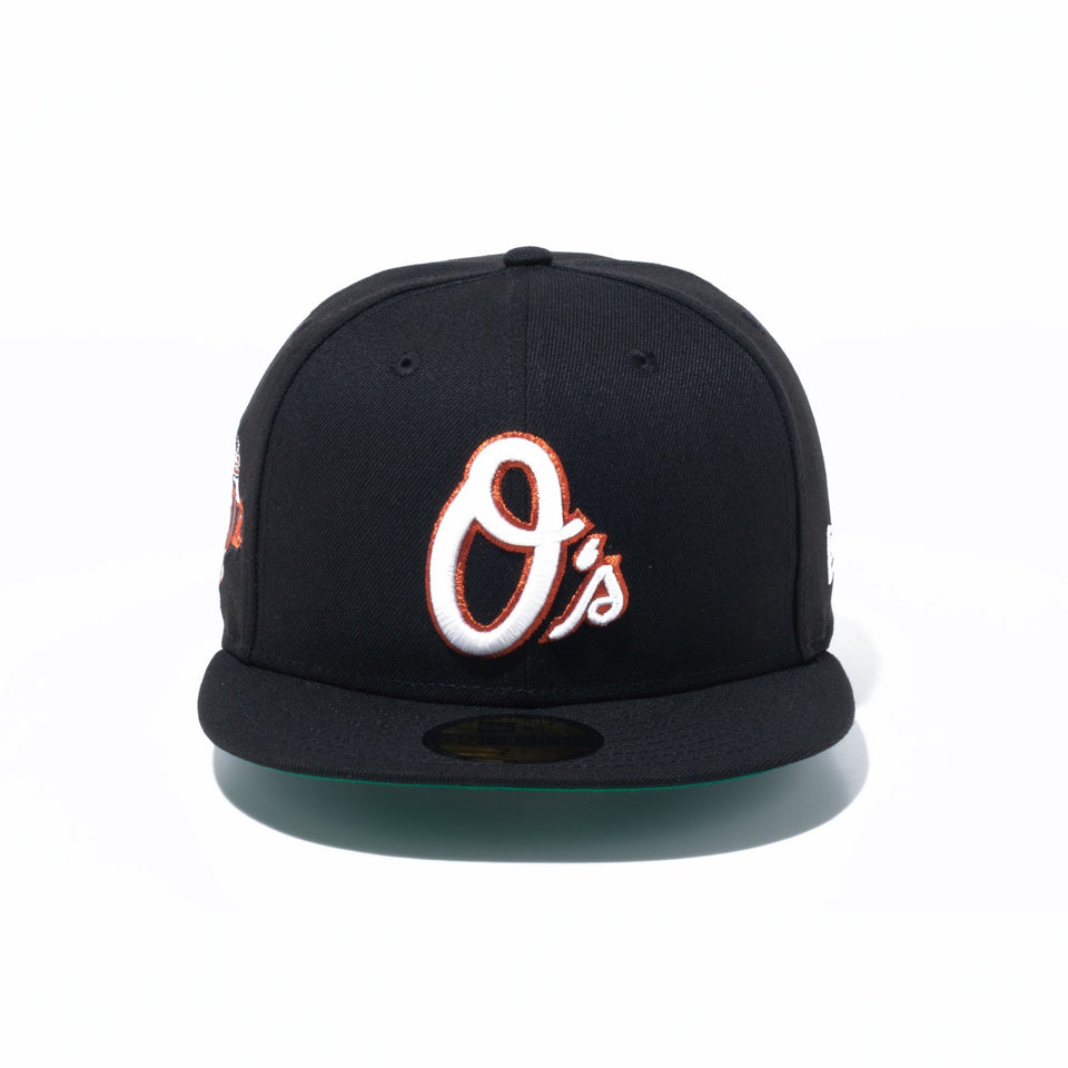 59FIFTY Metallic Logo ボルティモア・オリオールズ ブラック